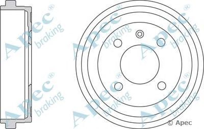 APEC BRAKING drm9929 -  Тормозной барабан